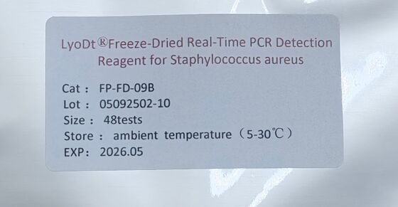 ชุดทดสอบความปลอดภัยของอาหารแบบรวดเร็ว ที่ออกแบบมาเพื่อแช่ปรองปรุง PCR ในเวลาจริงที่แห้ง เพื่อตรวจพบเชื้อโรคอาหารที่ไวและ nhạy cảm