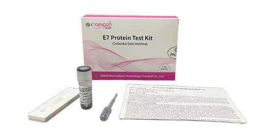 ชุดตรวจ HPV E7 ออนโคโปรตีน สําหรับการตรวจคันเซอร์วิกัล ด้วยผล 15 นาที การเก็บตัวอย่างเอง และการตรวจพบโปรตีนเซลมะเร็งโดยตรง